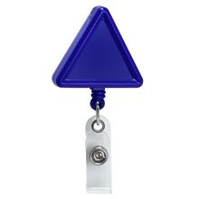 Load image into Gallery viewer, Triangle Plastic ID Badge Reel - Retractable Reels