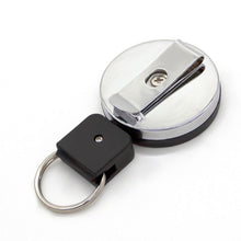 Load image into Gallery viewer, Heavy-Duty Retractable Reel, Black/Chrome - Retractable Reels