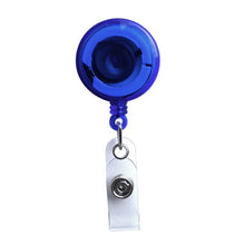 Load image into Gallery viewer, Translucent Plastic ID Badge Reel - Retractable Reels