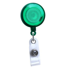 Load image into Gallery viewer, Translucent Plastic ID Badge Reel - Retractable Reels
