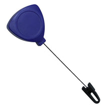 Load image into Gallery viewer, Three-sided Plastic ID Badge Reel for Round Holes - Retractable Reels