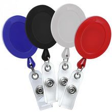 Load image into Gallery viewer, Oval Plastic ID Badge Reel - Retractable Reels