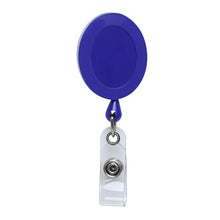 Load image into Gallery viewer, Oval Plastic ID Badge Reel - Retractable Reels
