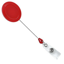 Load image into Gallery viewer, Oval Plastic ID Badge Reel - Retractable Reels