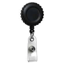 Load image into Gallery viewer, Round Plastic ID Badge Reel, Decorative Edge - Retractable Reels