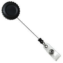 Load image into Gallery viewer, Round Plastic ID Badge Reel, Decorative Edge - Retractable Reels