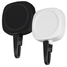 Load image into Gallery viewer, Square Plastic Badge Reel for Round Holes, 2 colors - Retractable Reels