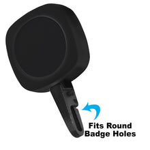 Load image into Gallery viewer, Square Plastic Badge Reel for Round Holes, 2 colors - Retractable Reels