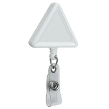 Load image into Gallery viewer, Triangle Plastic ID Badge Reel - Retractable Reels