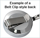 Load image into Gallery viewer, Mini Chrome ID Badge Reel, Belt Clip - Retractable Reels