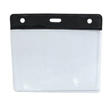 Load image into Gallery viewer, Universal Clear Plastic ID Badge Holder - Retractable Reels