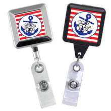 Load image into Gallery viewer, Blue Anchor ID Badge Reel Series - Retractable Reels
