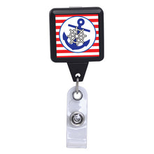 Load image into Gallery viewer, Blue Anchor ID Badge Reel Series - Retractable Reels