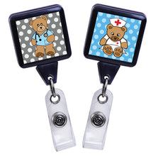 Load image into Gallery viewer, Medical Series Square Plastic Badge Reel - Retractable Reels