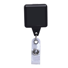 Load image into Gallery viewer, Radio Active Skull Black ID Badge reel - Retractable Reels