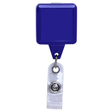 Load image into Gallery viewer, Square Plastic Badge Reel, 4 colors pack
