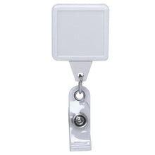 Load image into Gallery viewer, Square Plastic Badge Reel, 4 colors pack - Retractable Reels
