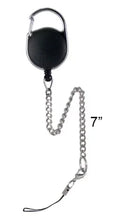 Load image into Gallery viewer, Carabiner Cell Phone Reel with 7 inch chain - Retractable Reels