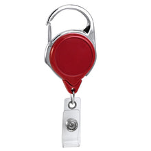 Load image into Gallery viewer, Round Carabiner ID Badge Reel - Retractable Reels