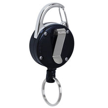 Load image into Gallery viewer, Carabiner Reel w/ Pull-Stop Function & Slide-Lock - Retractable Reels