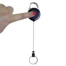 Load image into Gallery viewer, Carabiner Reel w/ Pull-Stop Function & Slide-Lock - Retractable Reels