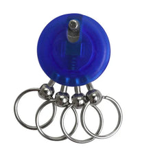 Load image into Gallery viewer, 4 Rings Detachable Keychain - Retractable Reels