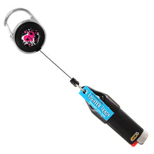 Load image into Gallery viewer, Grunge Hearts Design Lighter Leash - Retractable Reels