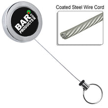 Load image into Gallery viewer, Heavy Duty Chrome Retractable Reel With Belt Clip - Retractable Reels