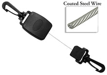 Load image into Gallery viewer, Heavy-duty Dual Carabiner Clip Reel - Retractable Reels