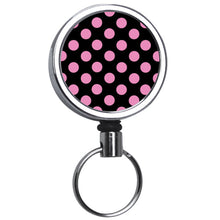 Load image into Gallery viewer, Mirrored Chrome Designer Series - Pink Polka Dots
