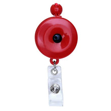 Load image into Gallery viewer, Lanyard Badge Reel, Push-Stop Button - Retractable Reels