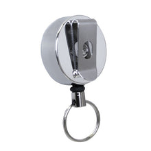 Load image into Gallery viewer, Mid Size Mirror Chrome Retractable Reel Designer Series - Retractable Reels