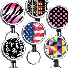 Load image into Gallery viewer, Mid Size Mirror Chrome Retractable Reel Designer Series - Retractable Reels