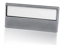 Load image into Gallery viewer, Plastic Window Name Tag with Pin and Plastic Clip Backing - Retractable Reels