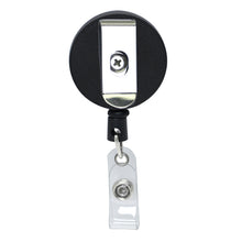 Load image into Gallery viewer, Large Round Badge Reel - Belt Clip
