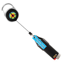 Load image into Gallery viewer, Peace Tie Dye Lighter Leash - Retractable Reels