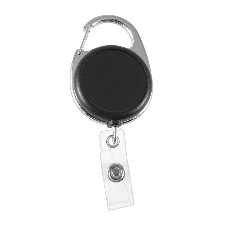 Round Carabiner ID Badge Reel – Retractable Reels