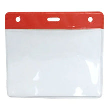 Load image into Gallery viewer, Universal Clear Plastic ID Badge Holder - Retractable Reels