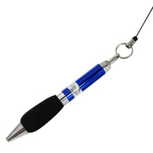 Load image into Gallery viewer, Chrome Retractable Reel Ballpoint Pen with Lobster Clasp Hook - Retractable Reels