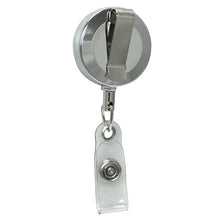 Load image into Gallery viewer, Mini Chrome ID Badge Reel, Belt Clip - Retractable Reels