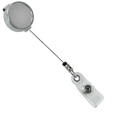Load image into Gallery viewer, Mini Chrome ID Badge Reel, Belt Clip - Retractable Reels