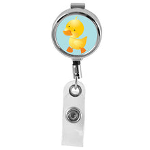 Load image into Gallery viewer, Cute Animals Series Mini Chrome ID Badge Reel - Retractable Reels