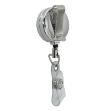Load image into Gallery viewer, Chrome Beveled Badge Reel - Retractable Reels