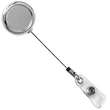 Load image into Gallery viewer, Chrome Beveled Badge Reel - Retractable Reels