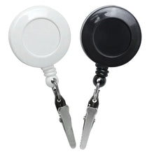 Load image into Gallery viewer, Plastic ID Badge Retractabel Reel with Alligator Clip - Retractable Reels
