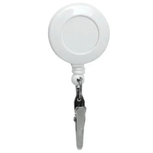 Load image into Gallery viewer, Plastic ID Badge Retractabel Reel with Alligator Clip - Retractable Reels