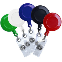 Load image into Gallery viewer, Plastic Badge Reel - Retractable Reels