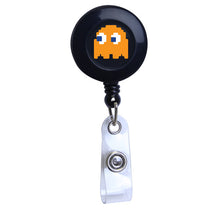 Load image into Gallery viewer, Nom Nom Nom... Retro Game Plastic Badge Reel Set - Retractable Reels