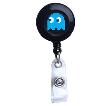 Load image into Gallery viewer, Nom Nom Nom... Retro Game Plastic Badge Reel Set - Retractable Reels