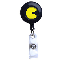 Load image into Gallery viewer, Nom Nom Nom... Retro Game Plastic Badge Reel Set - Retractable Reels